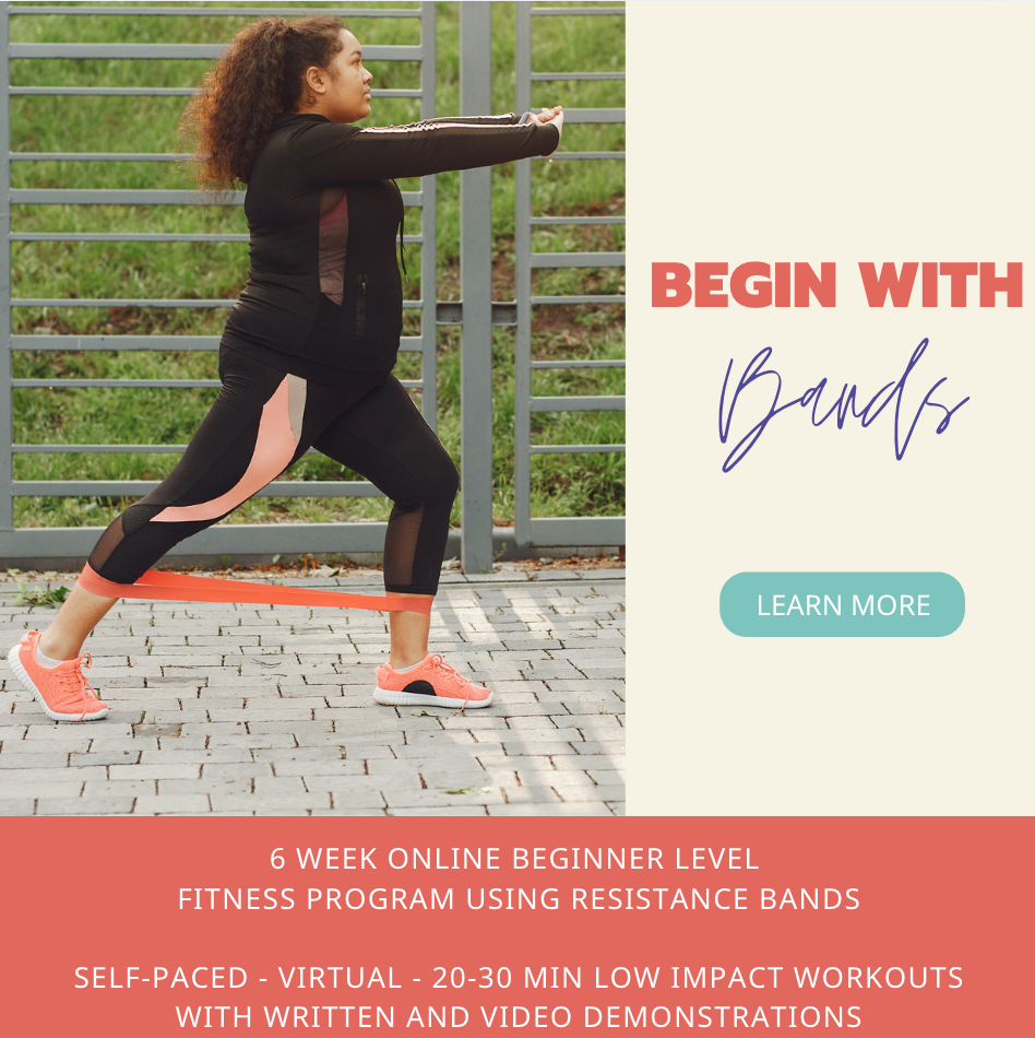 Begin with Bands: a 4 week beginner virtual fitness program uses simple equipment for effective strength training